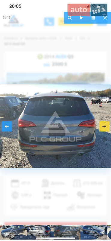 Позашляховик / Кросовер Audi Q5 2014 в Луцьку