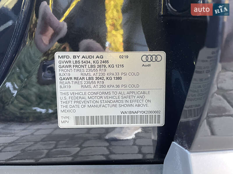 Позашляховик / Кросовер Audi Q5 2019 в Луцьку фото 28 Позашляховик / Кросовер Audi Q5 2019 в Луцьку