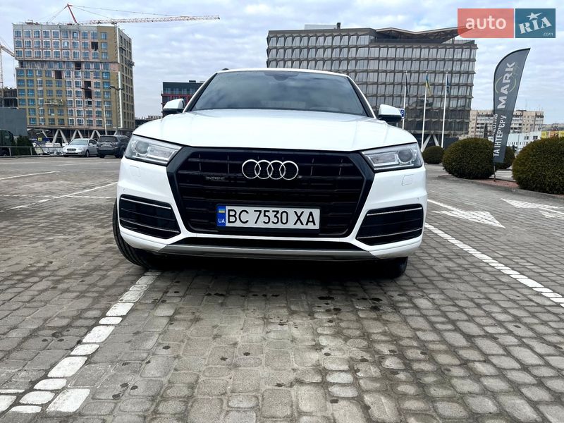 2020 Audi Q5, VIN WA1ANAFY4L2106527:plate — фото 1 (autoria)