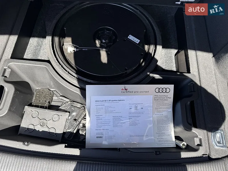Внедорожник / Кроссовер Audi Q5 2016 в Львове документ