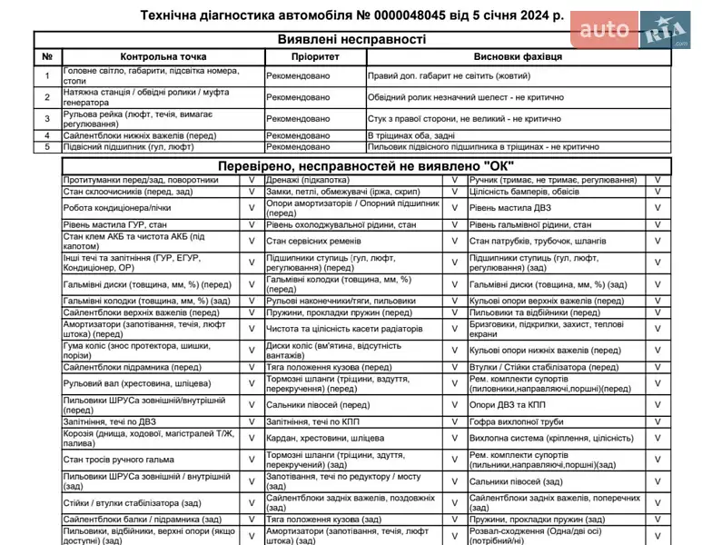 Внедорожник / Кроссовер Audi Q7 2015 в Днепре документ