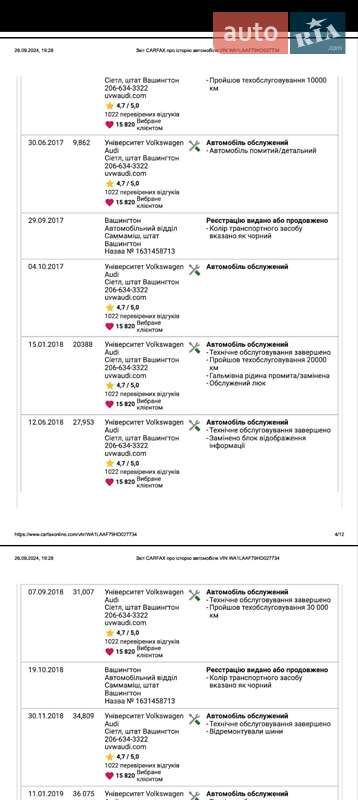 Внедорожник / Кроссовер Audi Q7 2016 в Одессе