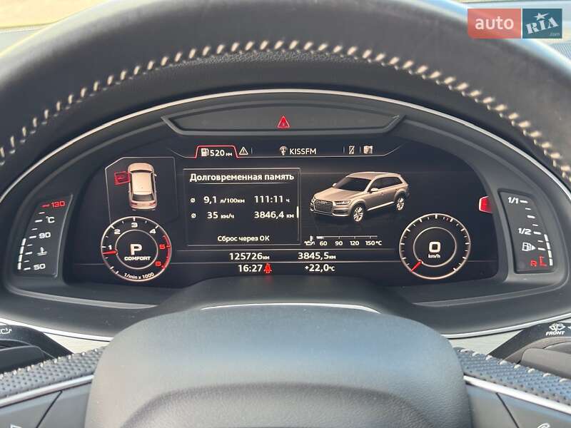 Позашляховик / Кросовер Audi Q7 2015 в Києві