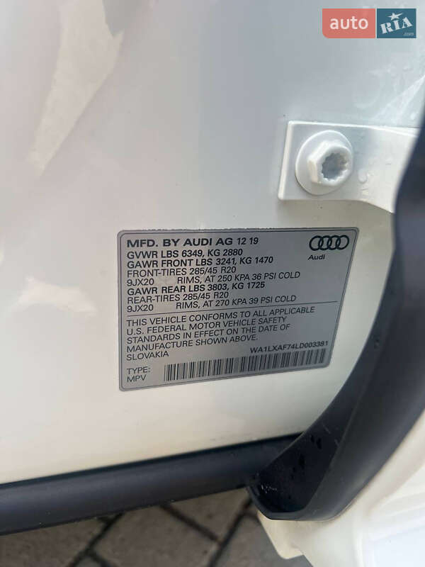 Внедорожник / Кроссовер Audi Q7 2020 в Львове