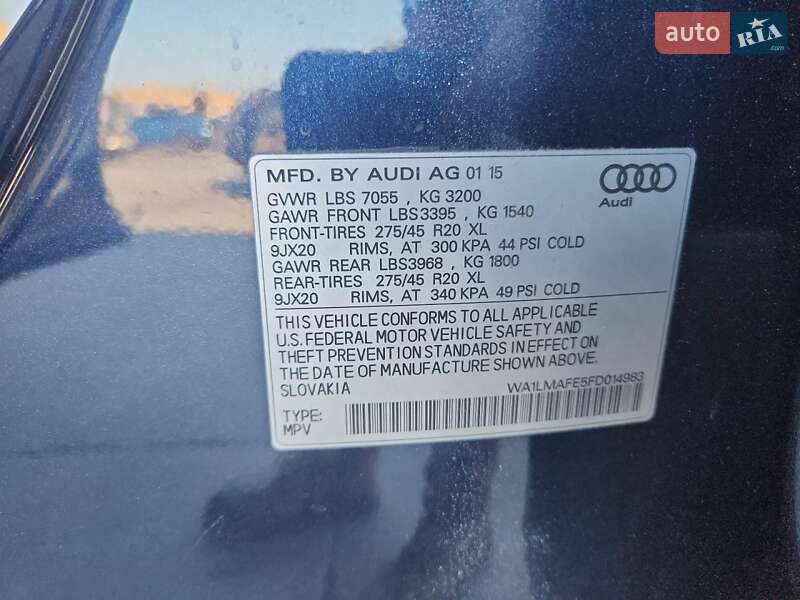 Позашляховик / Кросовер Audi Q7 2015 в Миколаєві фото 12 Позашляховик / Кросовер Audi Q7 2015 в Миколаєві