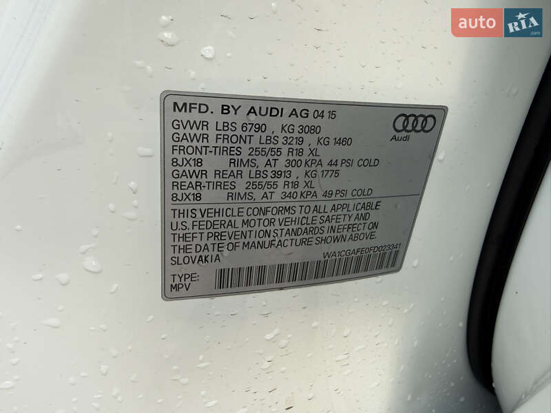 Позашляховик / Кросовер Audi Q7 2015 в Хусті фото 23 Позашляховик / Кросовер Audi Q7 2015 в Хусті