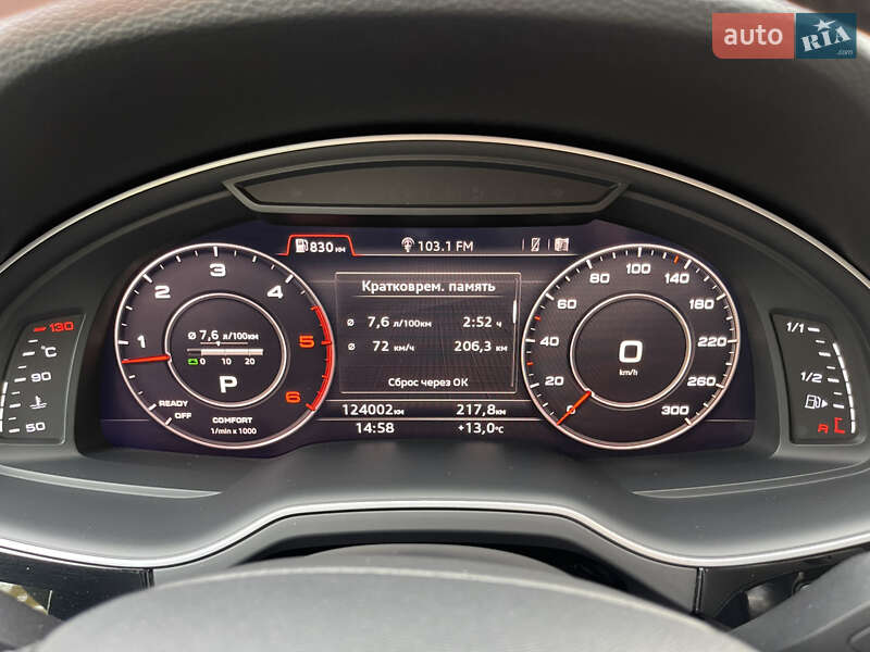 Внедорожник / Кроссовер Audi Q7 2015 в Киеве