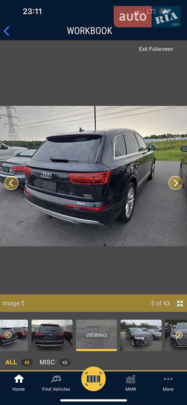 Позашляховик / Кросовер Audi Q7 2017 в Львові