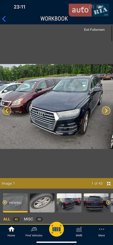 Позашляховик / Кросовер Audi Q7 2017 в Львові