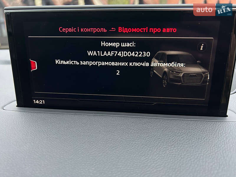 Внедорожник / Кроссовер Audi Q7 2018 в Львове фото 28 Внедорожник / Кроссовер Audi Q7 2018 в Львове