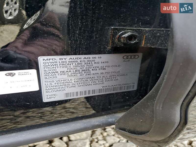 Внедорожник / Кроссовер Audi Q7 2018 в Львове