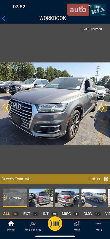 Внедорожник / Кроссовер Audi Q7 2017 в Львове