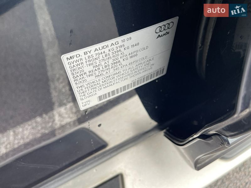 Внедорожник / Кроссовер Audi Q7 2010 в Ровно