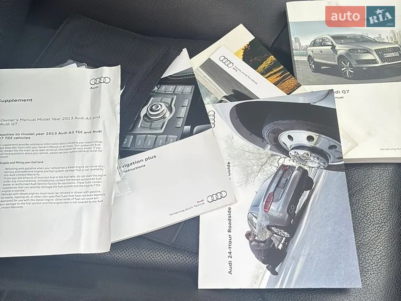 Внедорожник / Кроссовер Audi Q7 2012 в Толстом документ