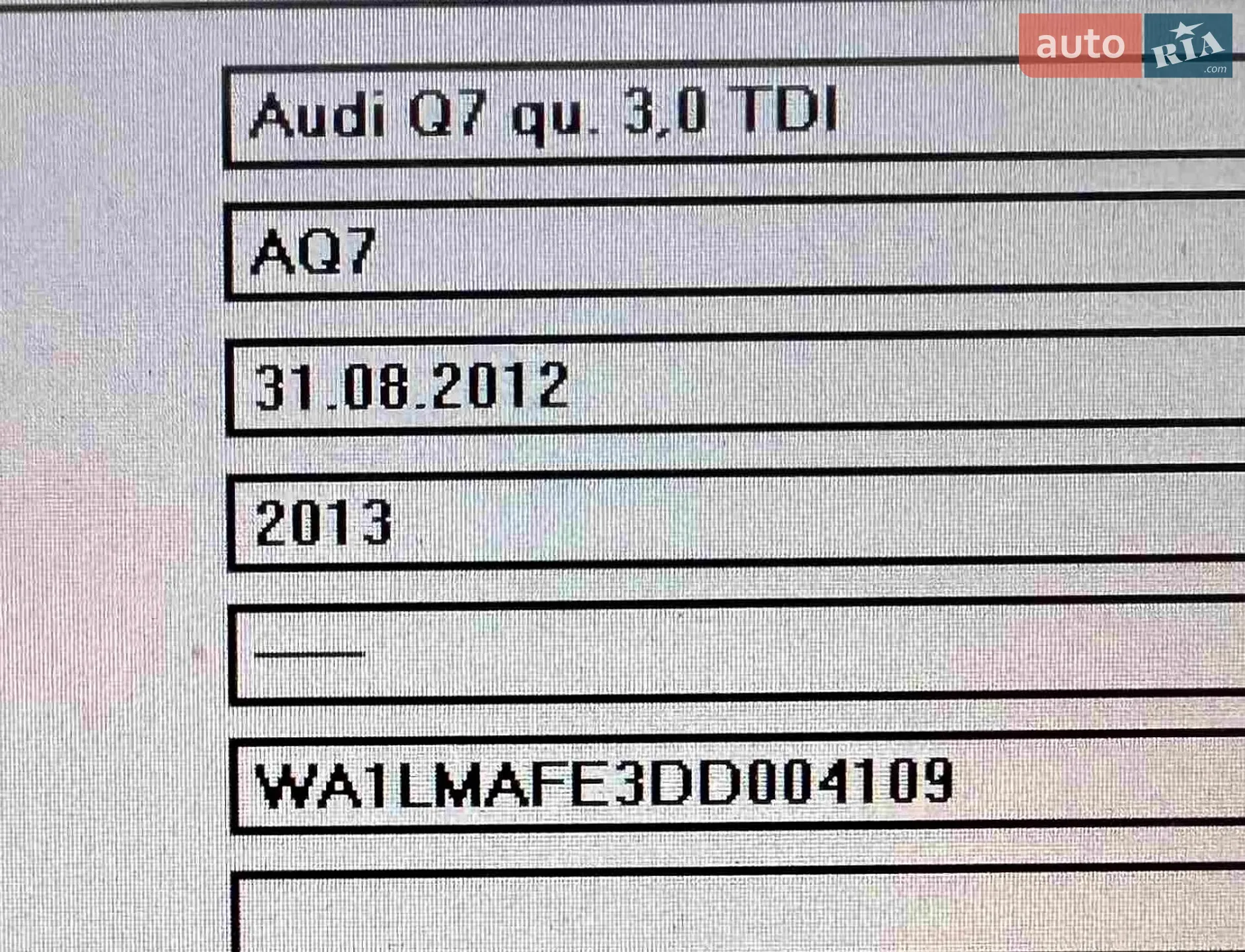 2012 Audi Q7 - мініатюра 15