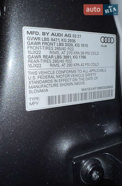 Внедорожник / Кроссовер Audi Q8 2021 в 