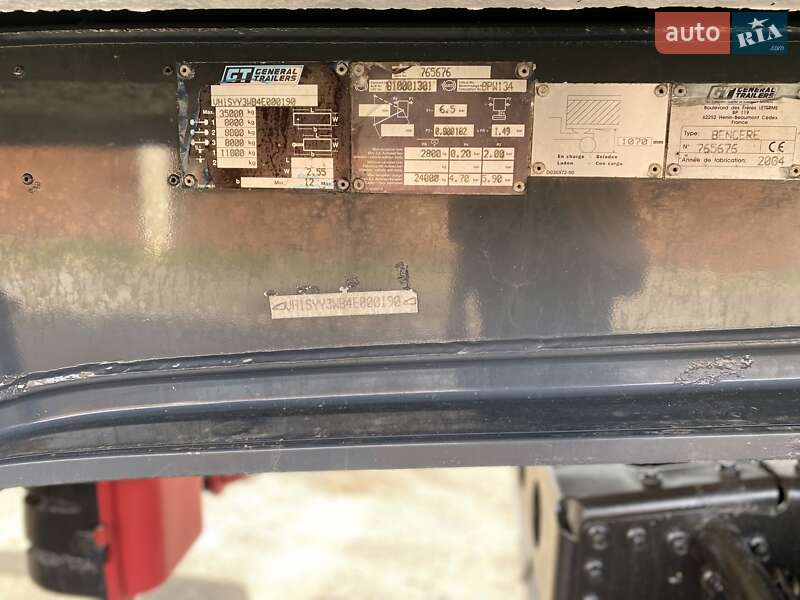 Самоскид причіп Benalu Benalu 2004 в Хусті