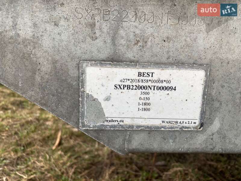 Тентованный борт (штора) - полуприцеп Besttrailers В22 2022 в Любомле