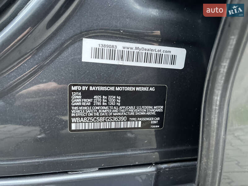 Ліфтбек BMW 3 Series GT 2014 в Луцьку
