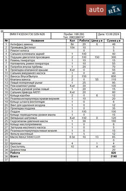 Седан BMW 3 Series 2012 в 