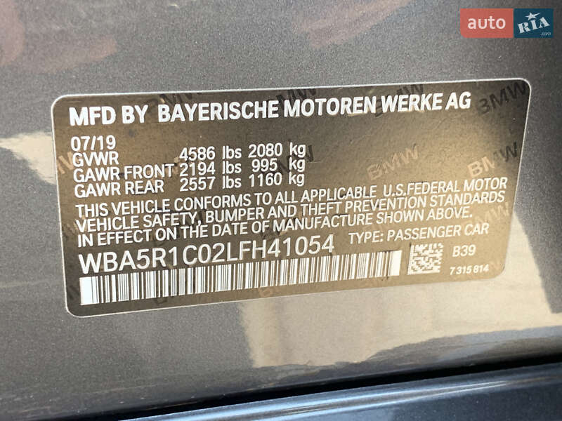 Седан BMW 3 Series 2019 в Бердичеві