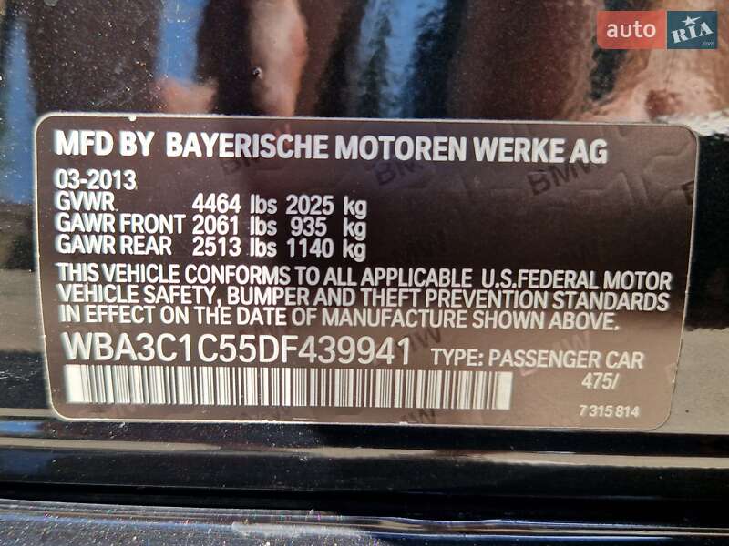 Седан BMW 3 Series 2013 в Днепре фото 32 Седан BMW 3 Series 2013 в Днепре