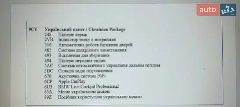 Седан BMW 3 Series 2019 в Киеве документ