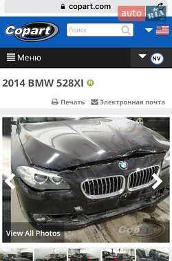 Седан BMW 5 Series 2014 в Кривом Роге