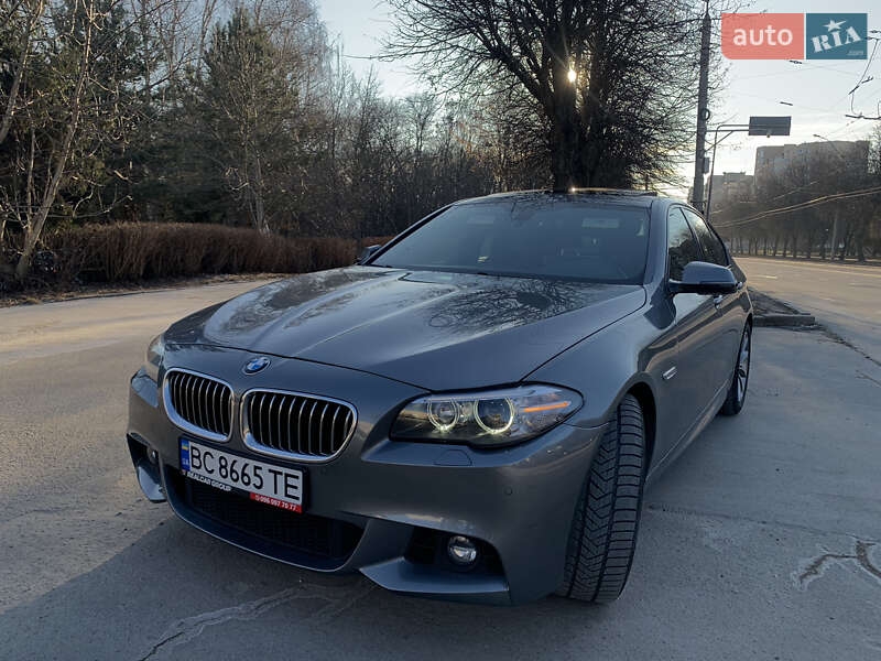 Седан BMW 5 Series 2014 в Львові