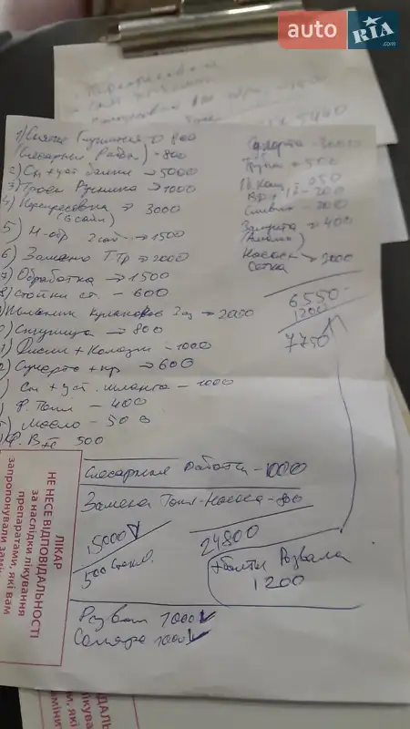 Универсал BMW 5 Series 2000 в Киеве документ