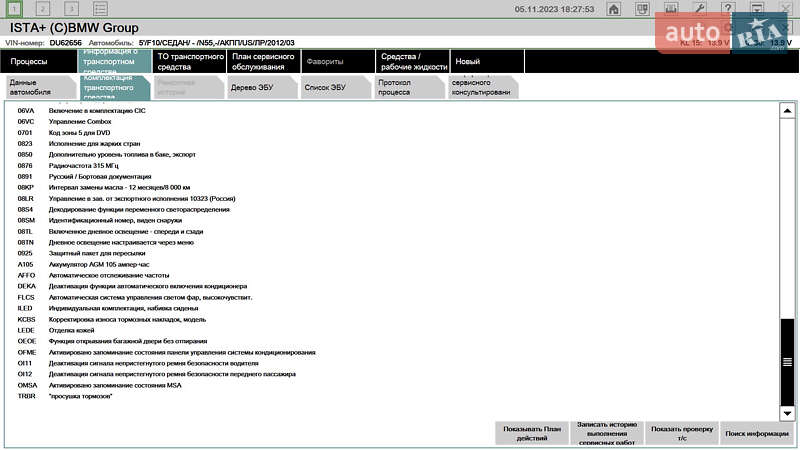 Седан BMW 5 Series 2012 в Днепре
