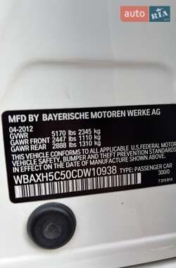 Седан BMW 5 Series 2012 в 