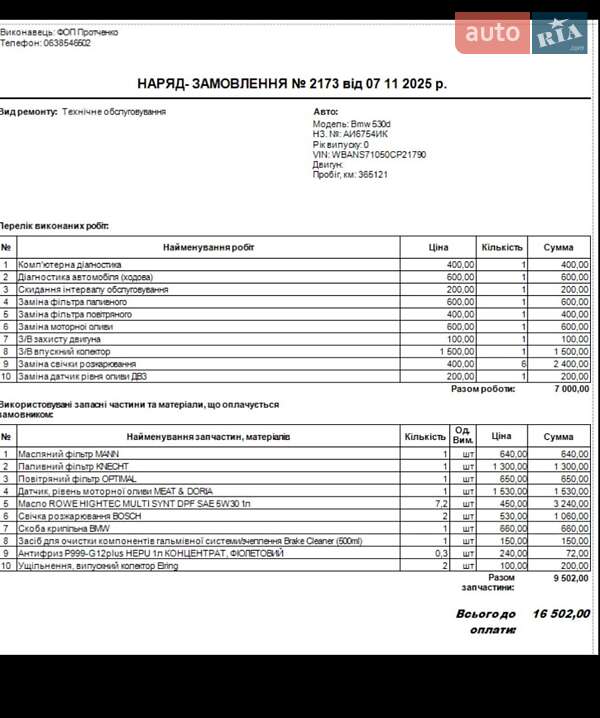 Универсал BMW 5 Series 2006 в Чернигове