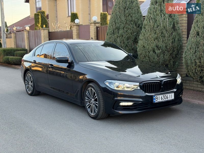 Седан BMW 5 Series 2017 в Полтаві