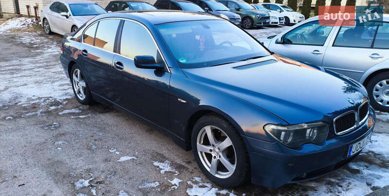 Седан BMW 7 Series 2002 в Львове