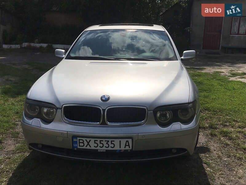 BMW 7 Series 2002 BMW 7 Series 2002