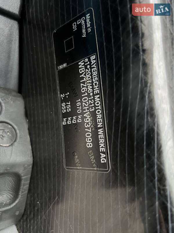 Хэтчбек BMW I3 2017 в Ровно фото 27 Хэтчбек BMW I3 2017 в Ровно