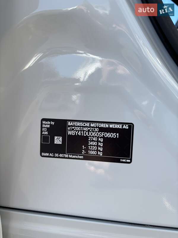 Позашляховик / Кросовер BMW iX3 2024 в Одесі