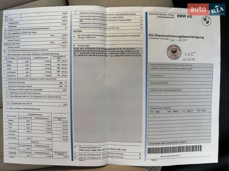 Позашляховик / Кросовер BMW iX3 2024 в Одесі