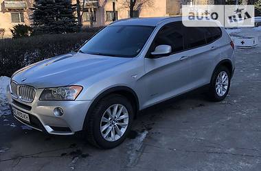 Внедорожник / Кроссовер BMW X3 2012 в Каменском