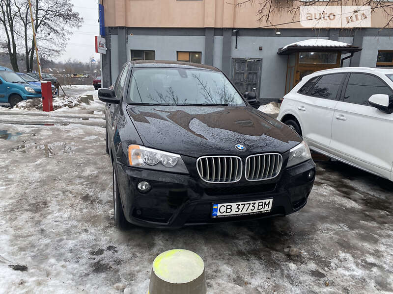 Внедорожник / Кроссовер BMW X3 2012 в Чернигове