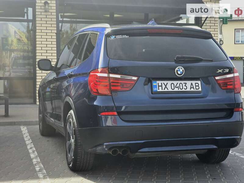 Внедорожник / Кроссовер BMW X3 2012 в Хмельницком