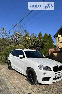 Внедорожник / Кроссовер BMW X3 2013 в Ужгороде