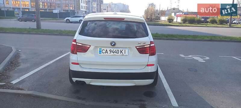 Внедорожник / Кроссовер BMW X3 2012 в Черкассах
