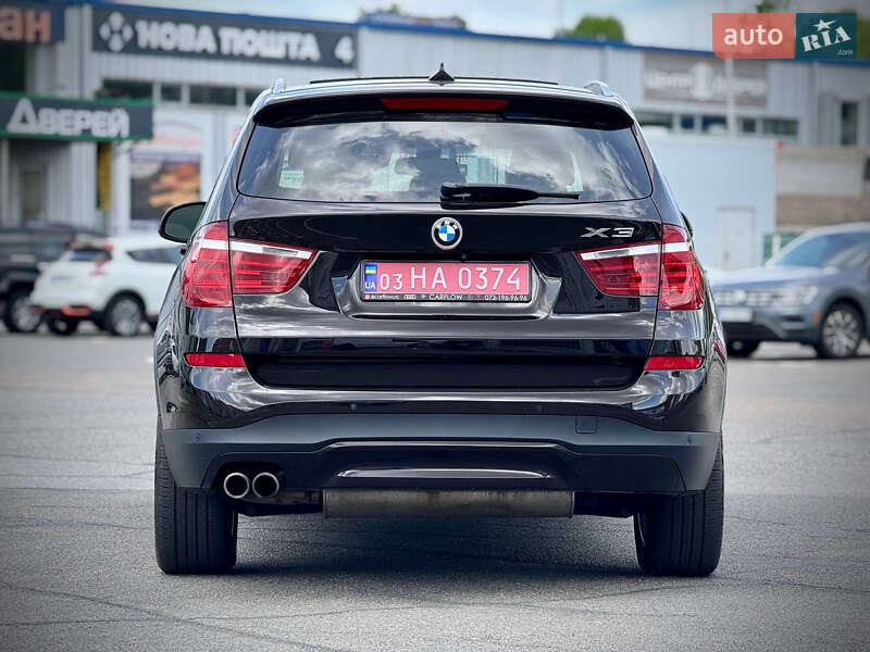Внедорожник / Кроссовер BMW X3 2016 в Киеве