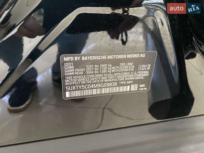 Внедорожник / Кроссовер BMW X3 2021 в Одессе