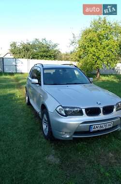 Внедорожник / Кроссовер BMW X3 2004 в Макарове