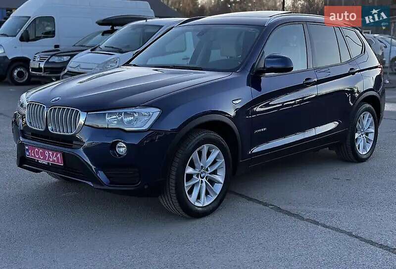 Внедорожник / Кроссовер BMW X3 2016 в 