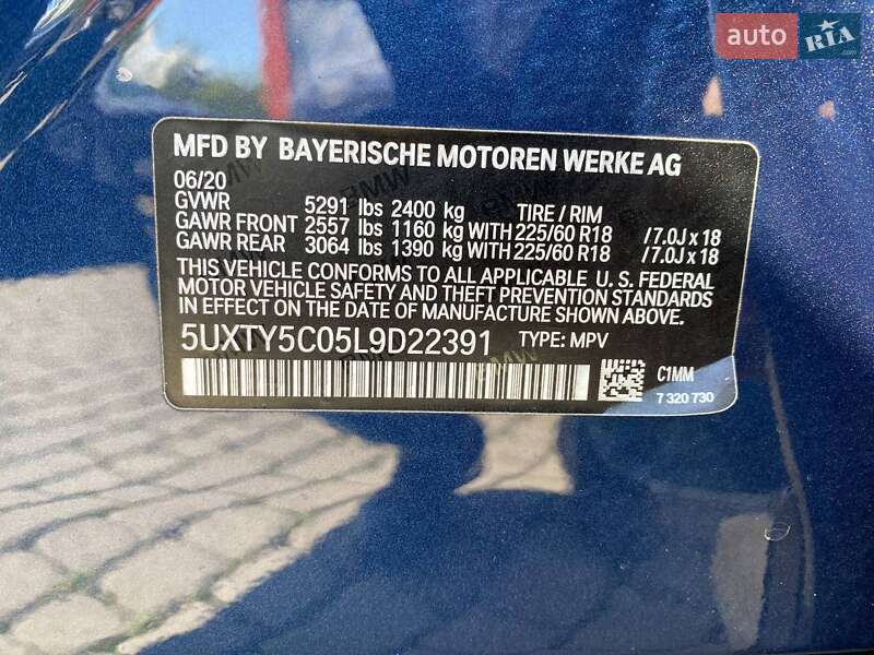 Внедорожник / Кроссовер BMW X3 2020 в Львове