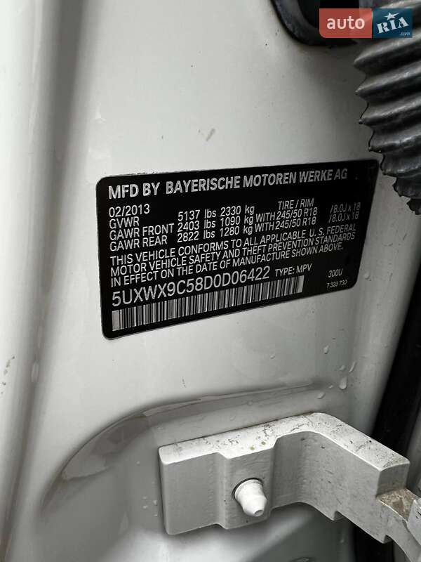 Внедорожник / Кроссовер BMW X3 2013 в Славуте